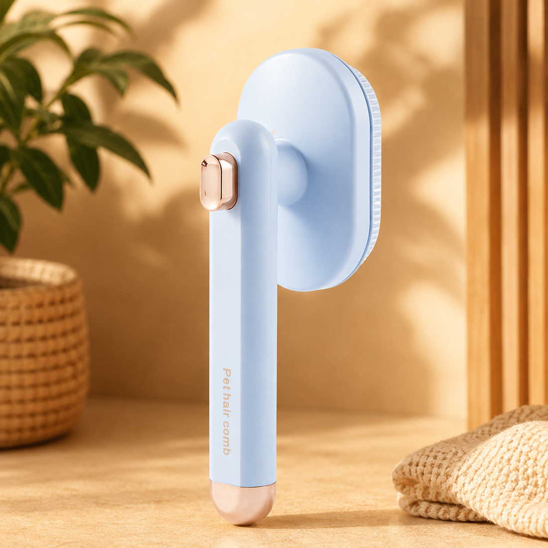 FurEase™ — Self-Cleaning Grooming Brush