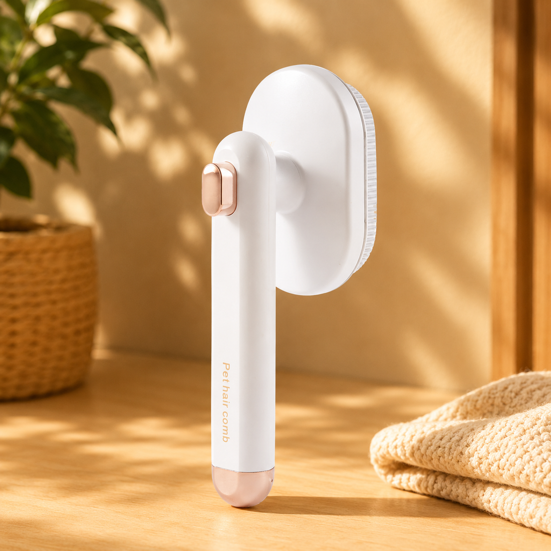 FurEase™ — Self-Cleaning Grooming Brush